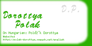 dorottya polak business card